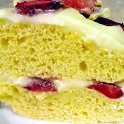 mock citroen chiffon cake