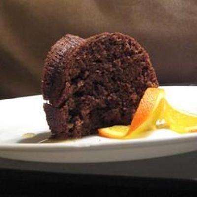 courgette chocolade oranje cake