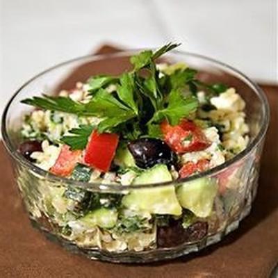 mediterrane rijstsalade