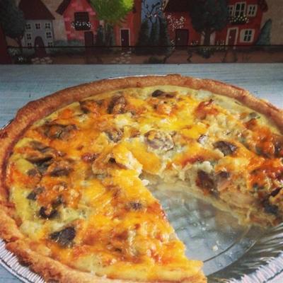 garnalen quiche