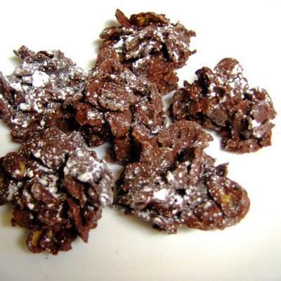 heerlijke chocolade cornflake taarten