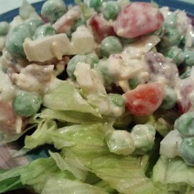 zeven lagen gemengde salade