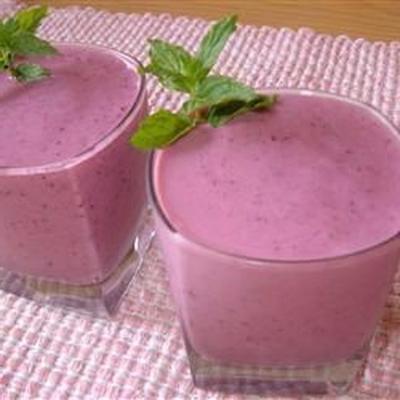 drievoudige bedreiging fruit smoothie