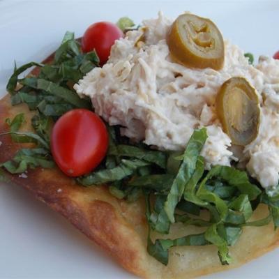 gedraaide kippensalade met tostadas