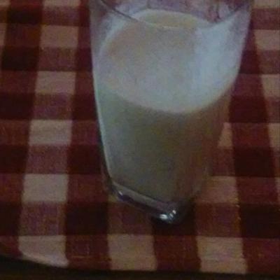 ijzige bananenmilkshake