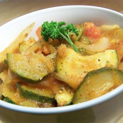 Italiaanse courgette saute