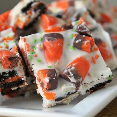 candy corn bark