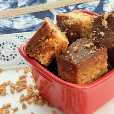 toffee karamel bars