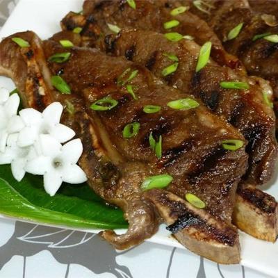 kalbi (koreaanse bbq korte ribben)