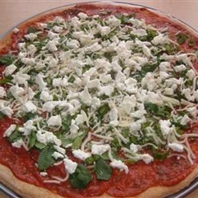 basilicum geitenkaas pizza