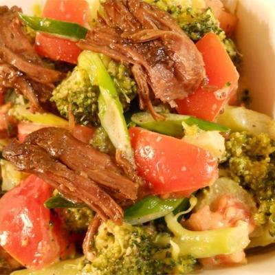 rundvlees en broccoli salade