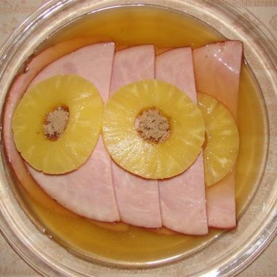 eenvoudig gebakken ham