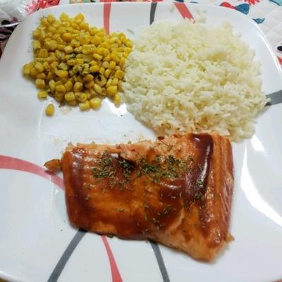 gebarbecuede steelhead forel