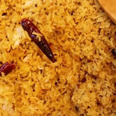 exotische Indische pittige rijst