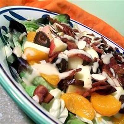 fruit en spek salade