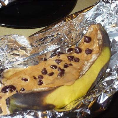 pindakaas banaan smelten