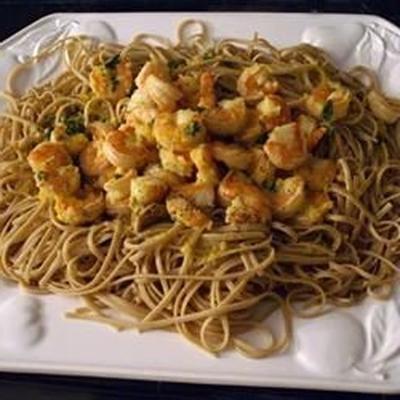 tropische garnalen scampi