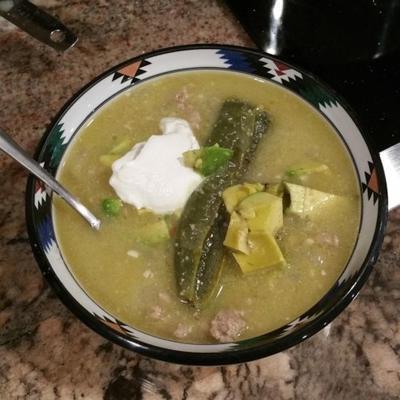 groene enchilada pork chili