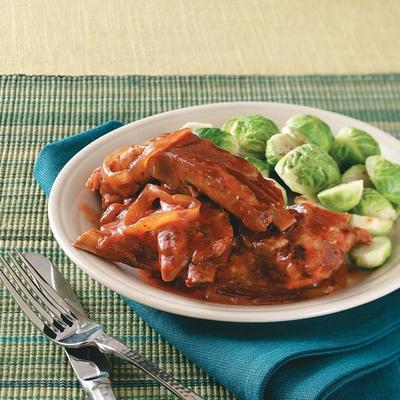 slowcooker bar-b-q ribben