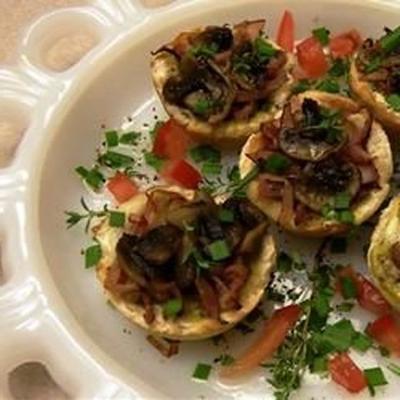 garlicky champignon toast kopjes