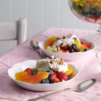 koele en romige fruitsalade