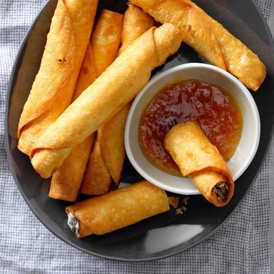 portobello champignons en roomkaas taquitos