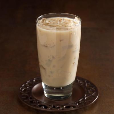 latte iced hazelnut cafe '