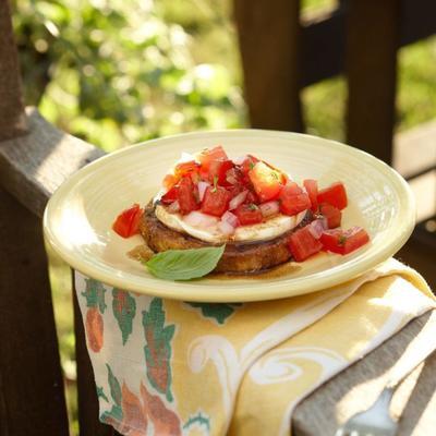 aubergine bruschetta