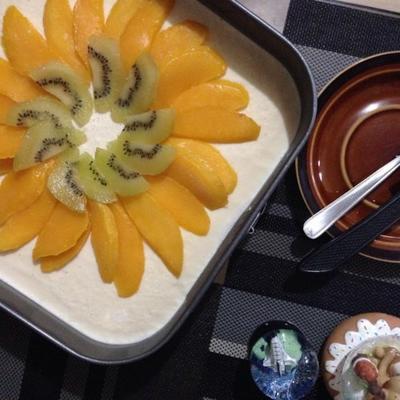 Trini mango cheesecake