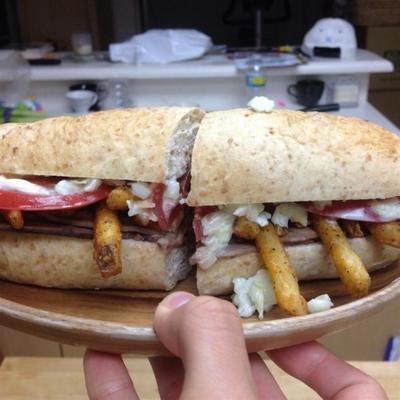 Pittsburgh-stijl sandwich
