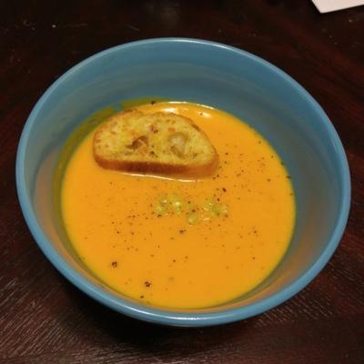 eenvoudige zoete aardappel soep