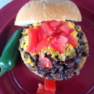 taco bean burgers