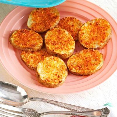 oven gebakken parmezaanse aardappelen