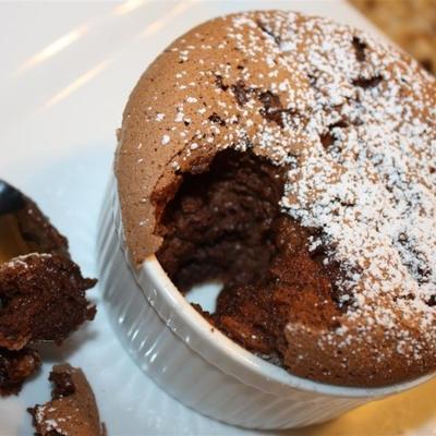 chocoladesuikersoufflé