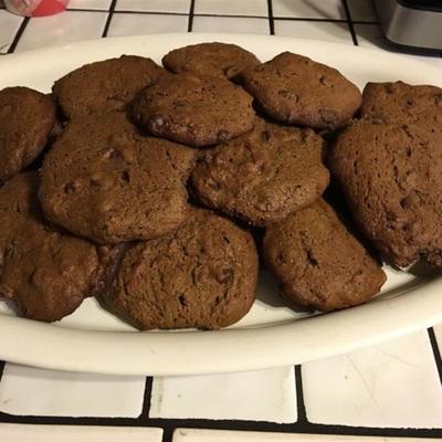 eggless chocolate peanut butter cookies