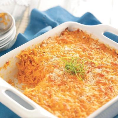 zoete aardappelgratin