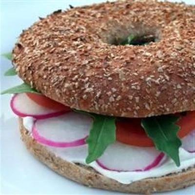 lente veggie bagel sandwich