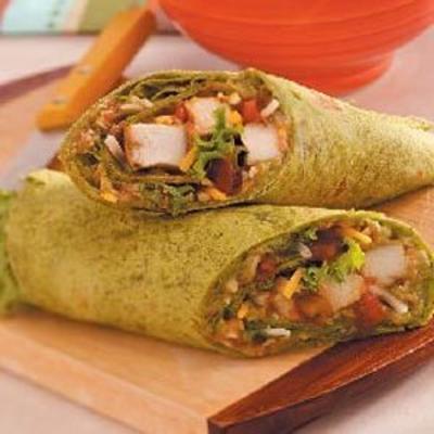 Mexicaanse kippenwraps