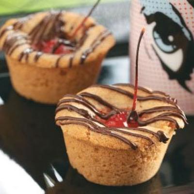 met chocolade bedekte kersen-minis