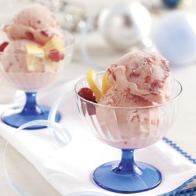 cranberry karnemelk sorbet