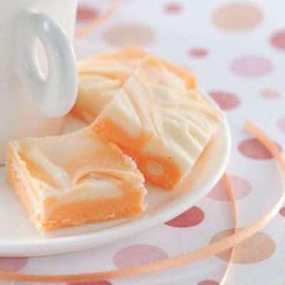 gemarmerde oranje fudge