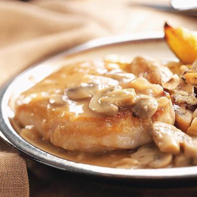 kalfsvleeskarbonades met champignons