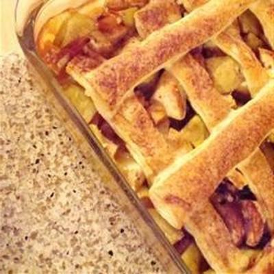 appelrooster fruit bakken