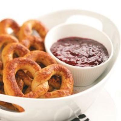 gebakken kaneel pretzels