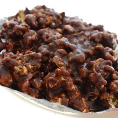 chocolady caramel-nut popcorn