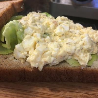 heerlijke eiersalade voor broodjes