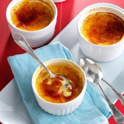 rum rozijnen crème brulee