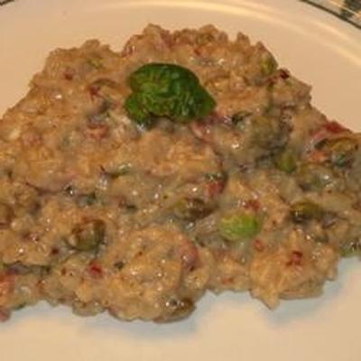 romige edamame-risotto