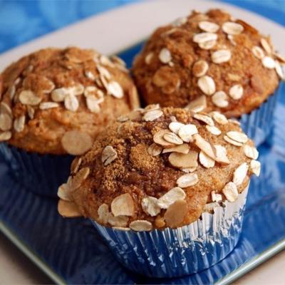 volkoren muffins met zoete aardappel