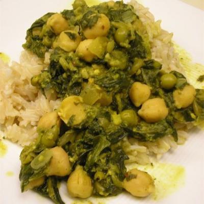 chole saag